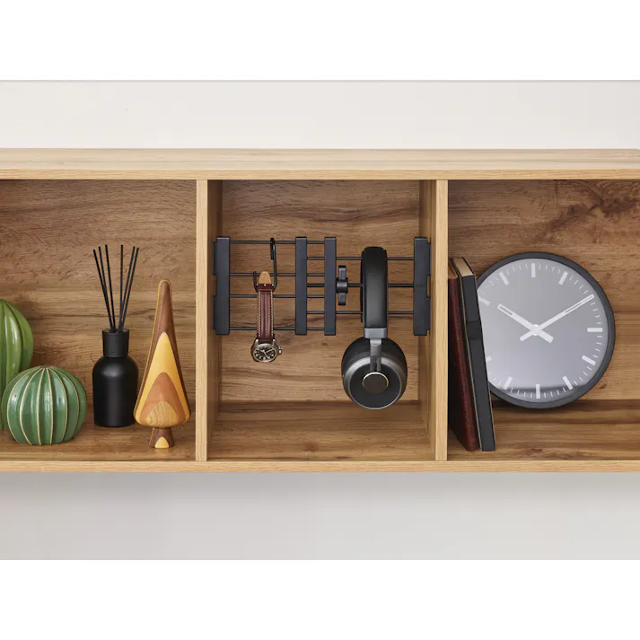 平安伸銅工業 突っ張りすき間棚S‐Lブラック (幅)19-28(奥行)12(高さ)2.2cm ブラック SMR-13B 4977612210119【別送品】