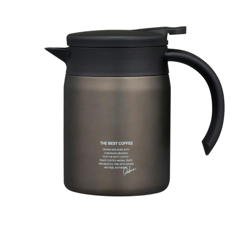 シービージャパン カフアコーヒー保温サーバー600 (幅)16.6(奥)10(高)15.6cm グレー 4573306867425 水筒・ステンレスボトル・マグ シービージャパン カフアコーヒー保温サーバー600 (幅)16.6(奥)10(高)15.6cm グレー 4573306867425 水筒・ステンレスボトル・マグ