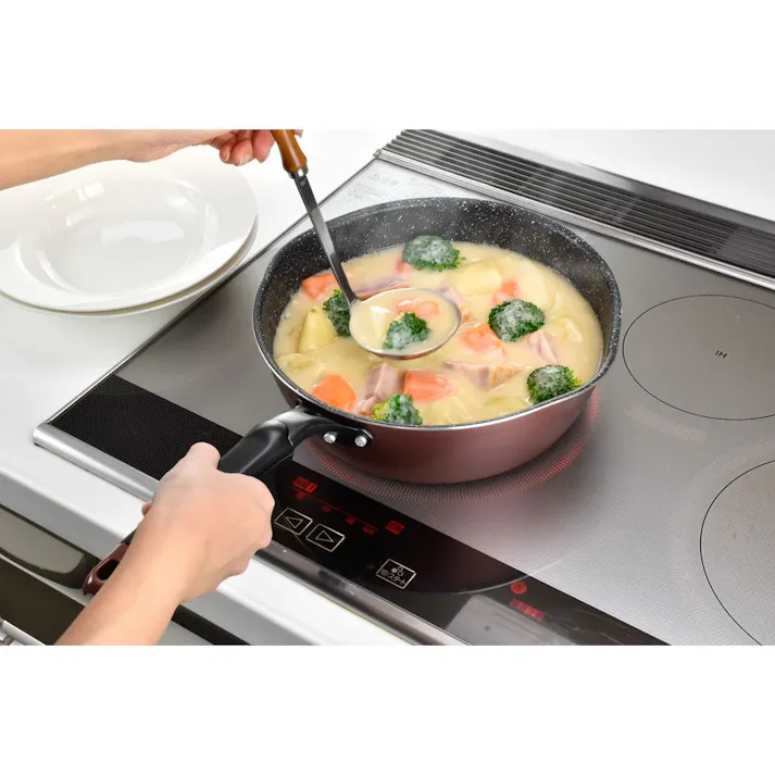 和平フレイズ メガフッカNEO 鍋のように扱える ど深い IH対応フライパン 24cm RB-1746 4903779117466【別送品】