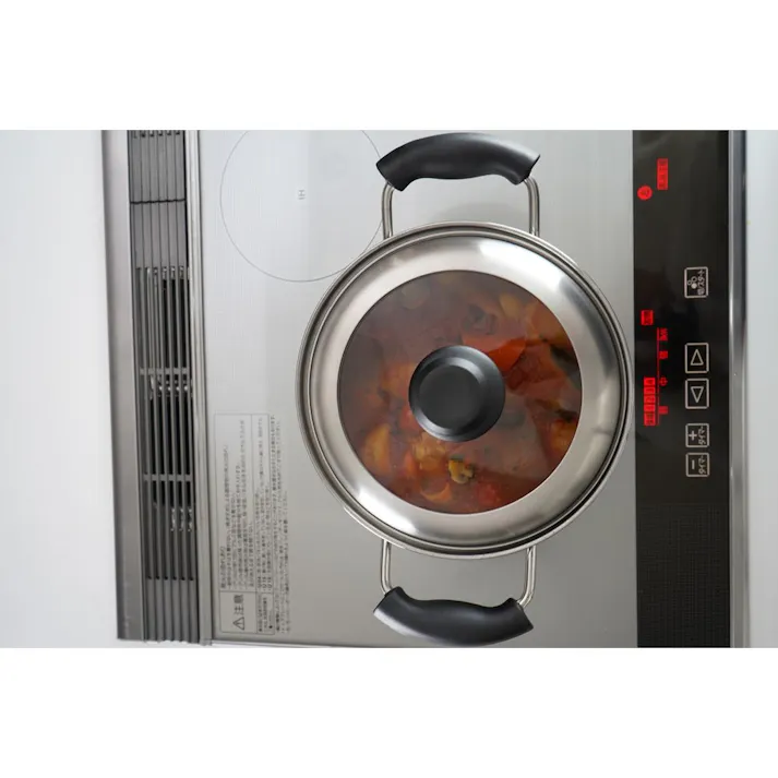 和平フレイズ ローザー 熱を均一に伝える厚底 ステンレス IH対応両手鍋 22cm RB-2317 4903779123177【別送品】