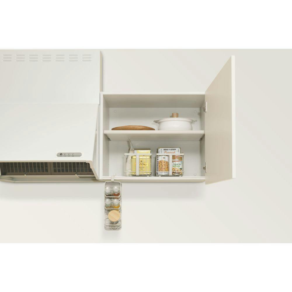 和平フレイズ ルームラボ ミニキッチン収納 取っ手付ワイヤー