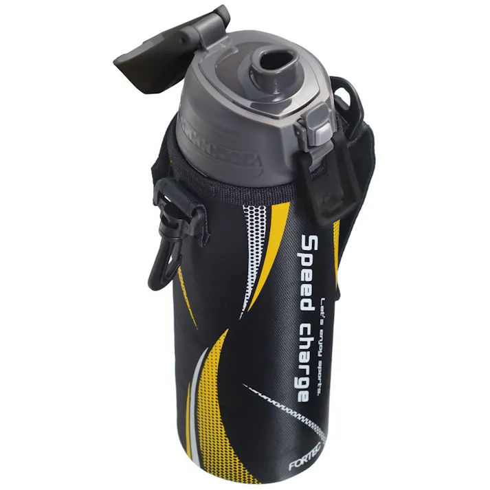 和平フレイズ フォルテック 保冷専用 ワンタッチ栓ダイレクトボトル ブラック 0.6L RH-1556 4903779715563【別送品】