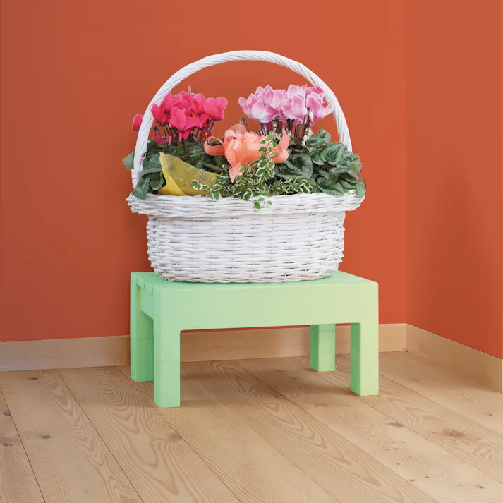 小原産業 プラスチック万能台長方形 (幅)40(奥)28(高)20cm グリーン 4952215024035【別送品】