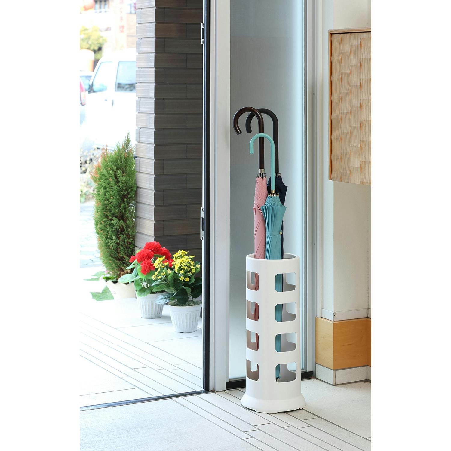 小原産業 傘立て丸型 (幅)19.5(奥)19.5(高)45cm 4952215027029