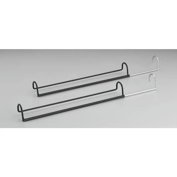 株式会社伸晃 ダブル収納ハンガー伸縮タイプ2台入 (幅)45(奥)6.1(高)6.7cm 4964806025628【別送品】