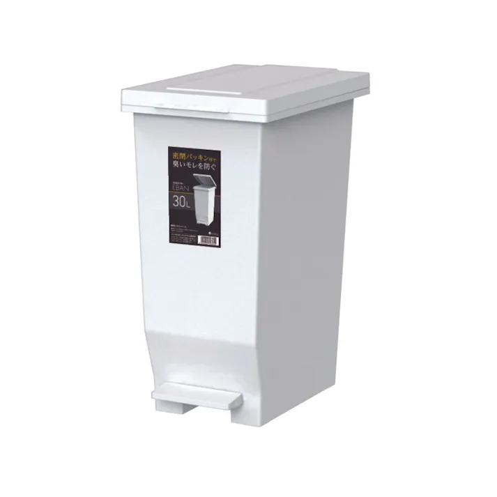 アスベル エバンMP密閉ペダルペール30L (幅)25.2(奥)41(高)52.4cm ホワイト 4974908630101【別送品】