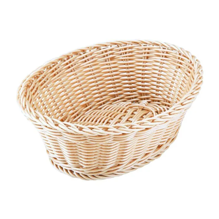 シービージャパン 洗えるバスケットルンドオーバル ビスケット 幅23×奥17.5×高8 割れにくい食器 4573306868057【別送品】