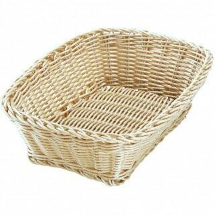 シービージャパン 洗えるバスケットルンドレクタングルM ビスケット 幅24.5×奥19×高8 割れにくい食器 4573306868071【別送品】