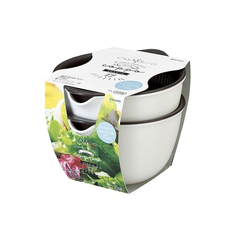 イノマタ化学 コッポザル&ボール174P モノトーン 幅ザル:19.1ボール:18.8×奥ザル:17ボール:17×高ザル:9.5ボール:10 ザル・ボウル 4905596022701【別送品】