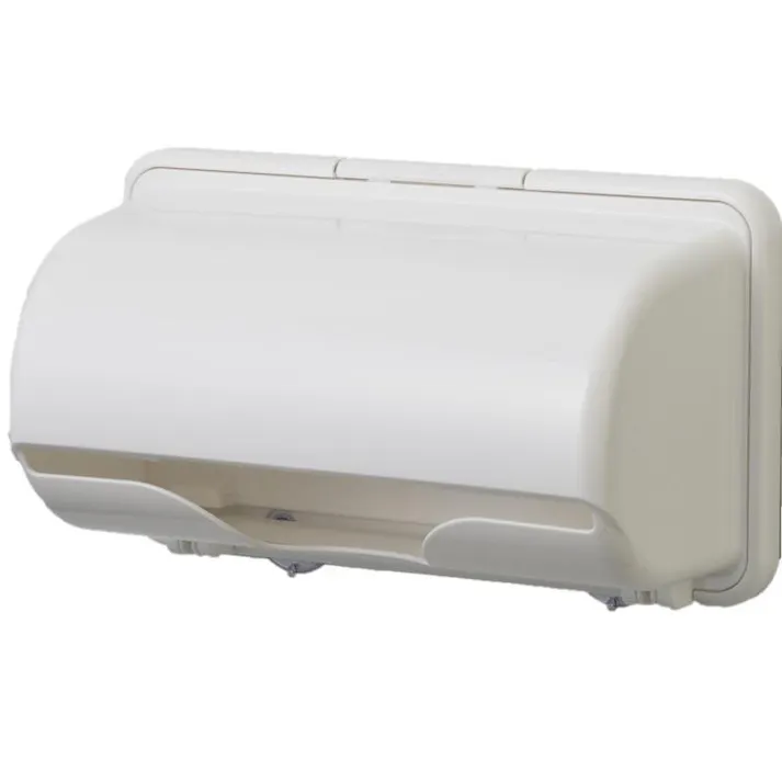 イノマタ化学 キッチンペーパーホルダー ピュアホワイト 幅29.7×奥13.9×高17.8 収納小物 4905596034285【別送品】