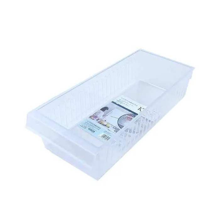 イノマタ化学 キレイストッカーワイド クリア 幅12.7×奥30.2×高7 冷蔵庫収納 4905596036784【別送品】