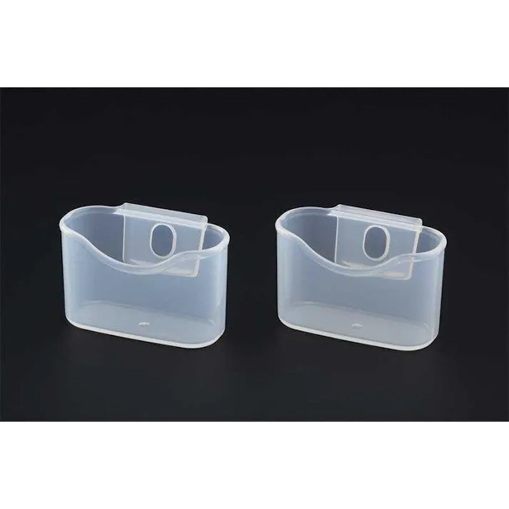 イノマタ化学 ペン立てポケット クリア 幅6.1×奥3.4×高3.8 リビング収納 4905596439080【別送品】