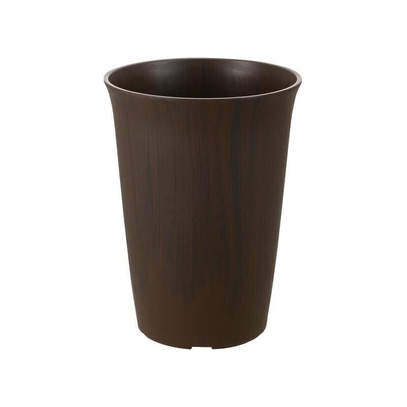 リッチェル フォーレポット7号 ダークブラウン 幅20.5×奥20.5×高27.2 プラ輪鉢 4945680715546【別送品】