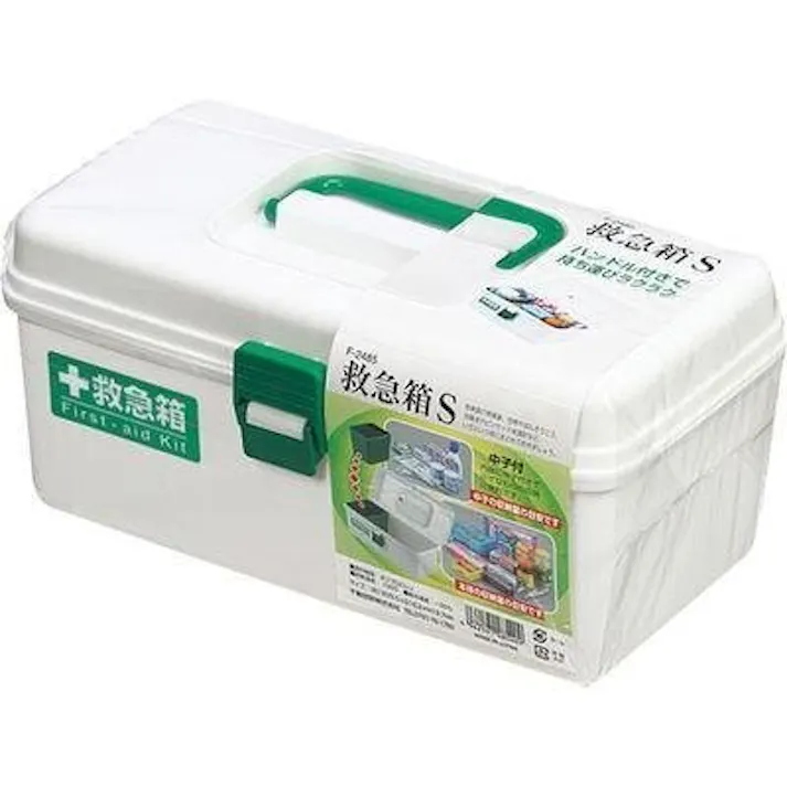 救急箱 ホワイト 幅24×奥33.7×高19.2 衛生用品 防災 4962191485409【別送品】