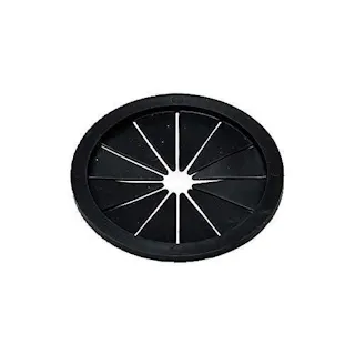 伸晃 流し用菊割れゴム80タイプ ブラック 幅7.96×奥7.96×高0.6 浄排水用品 4964806015506【別送品】