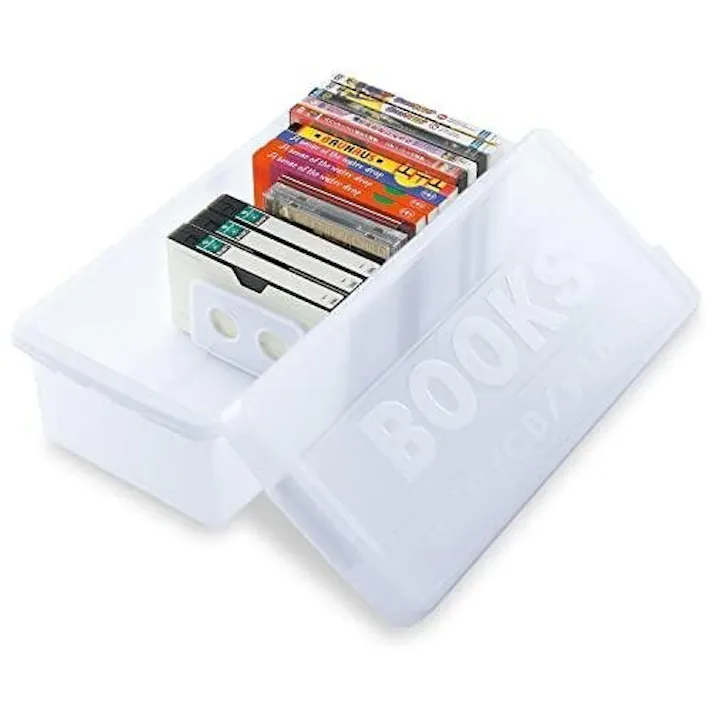 伊勢藤 ブック&メディアケースブルー ブルー 幅22×奥48.5×高15.8 小物収納 4966149329371【別送品】