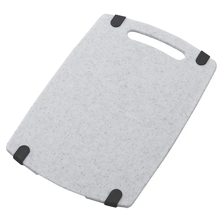 新輝合成 ラバー&スロープまな板L 石目調 幅37×奥22.5×高0.8 まな板 4973221043964【別送品】