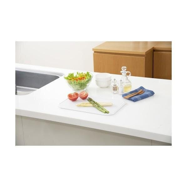 新輝合成 すべりにくい超軽量まな板LL ホワイト 幅39×奥23×高1.3