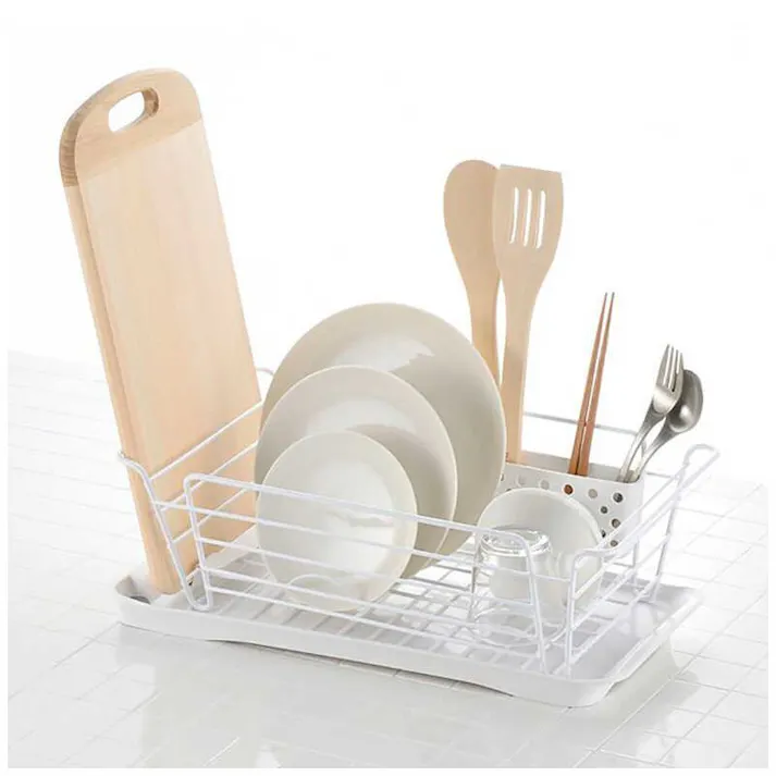 リッチェル ラクールディッシュドレイナーS ホワイト 幅45×奥23×高14 ザル・ボウル 4973655224014【別送品】