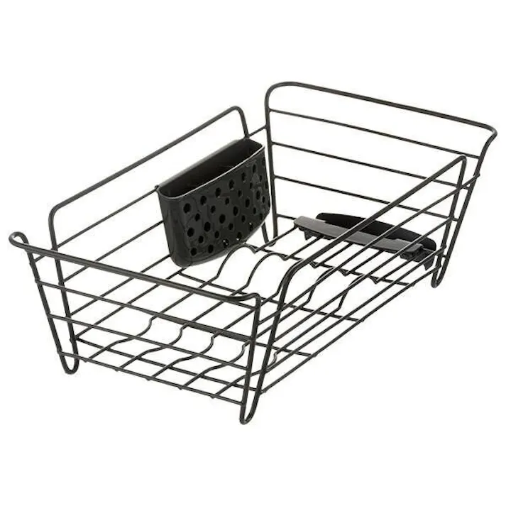 リッチェル ラクールディッシュドレイナーS ダークグレー 幅45×奥23×高14 ザル・ボウル 4973655224021【別送品】