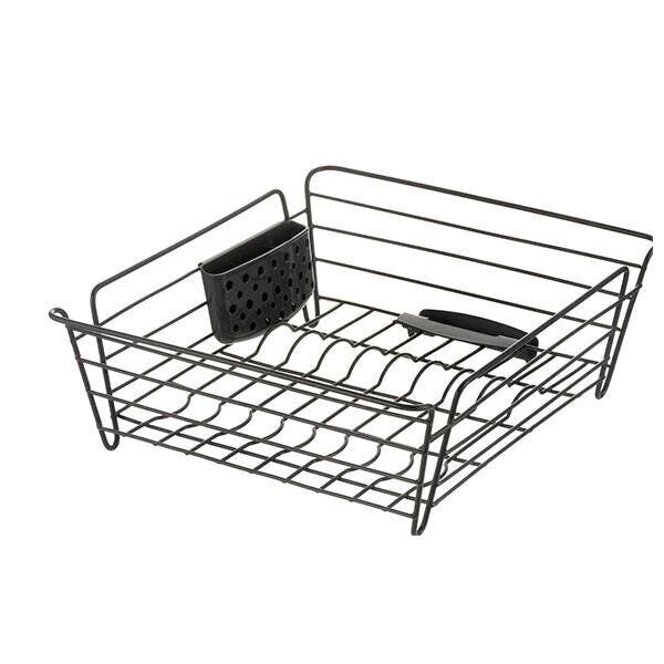 リッチェル ラクールディッシュドレイナーL ダークグレー 幅45×奥36×高14 ザル・ボウル 4973655224120【別送品】