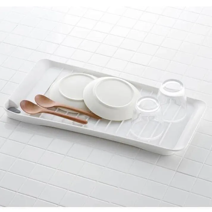 リッチェル ラクールドレイニングトレーS ホワイト 幅45.5×奥22.5×高4 ザル・ボウル 4973655224410【別送品】