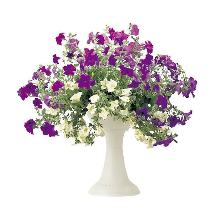 リッチェル ハナールハイスタンドカップ33型 アイボリー 幅33×奥33×高45 屋外フラワースタンド 4973655721513【別送品】