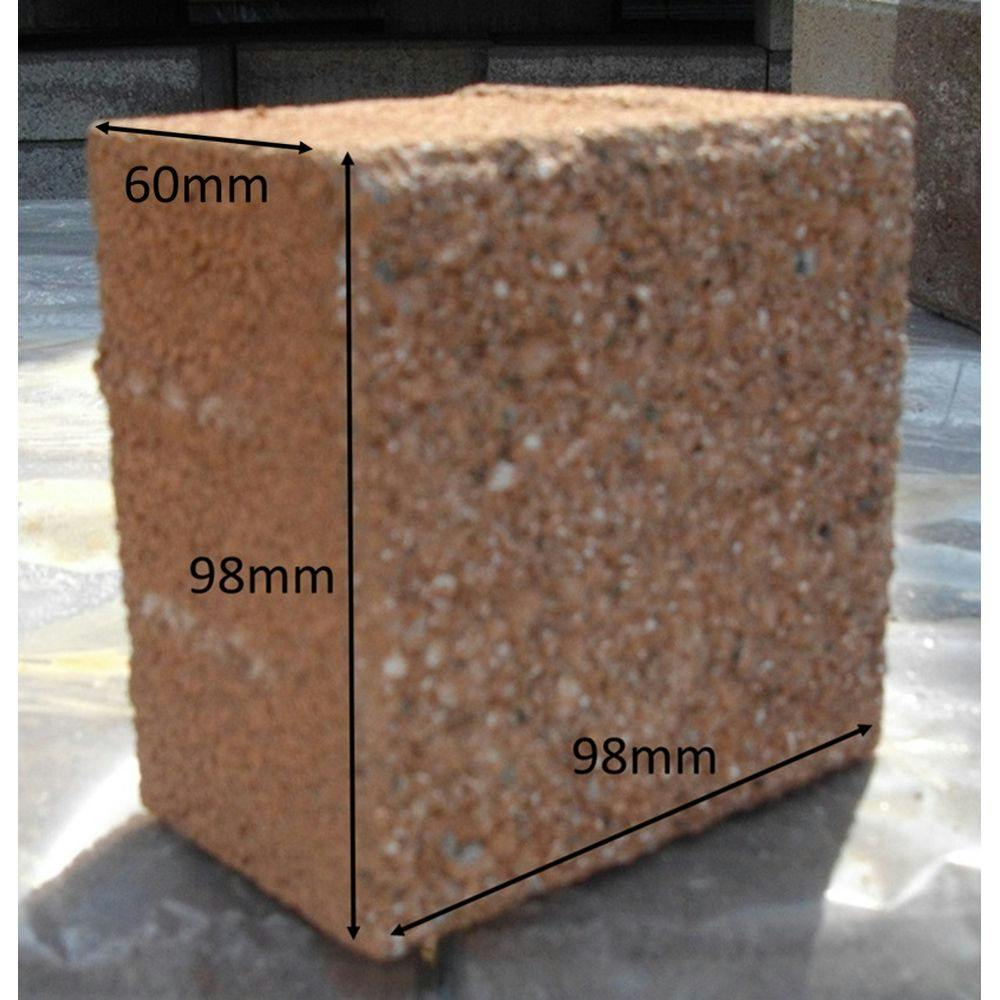 インターロッキング アミックペイブ 1/2オレンジ