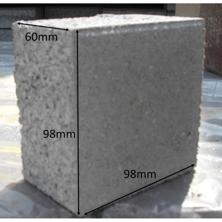インターロッキング ストレート1/2 グレー