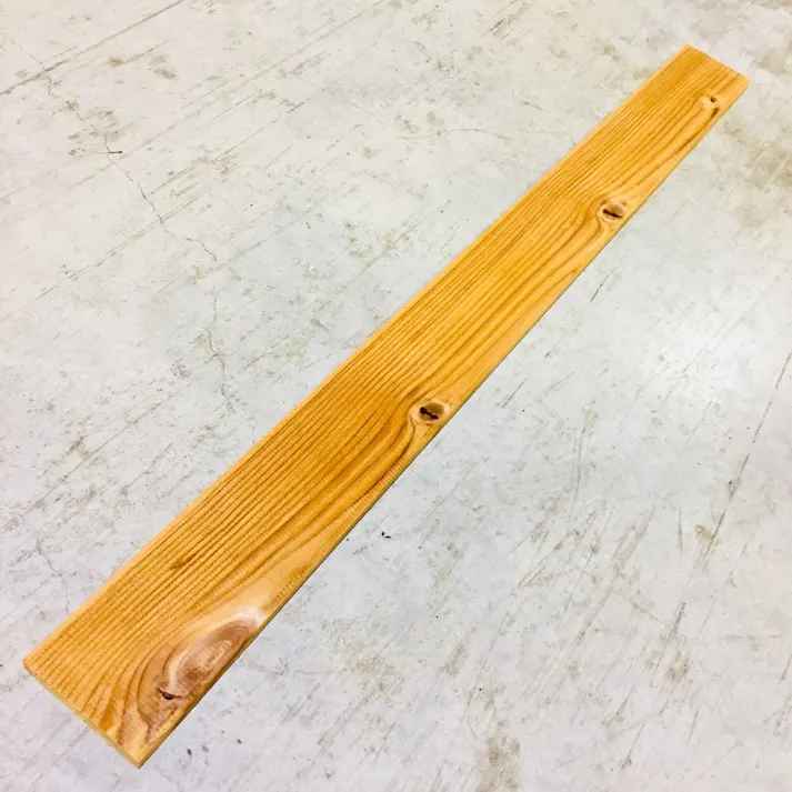 サーモウッド 幅82mm 長さ910mm 厚さ15mm (3フィート)