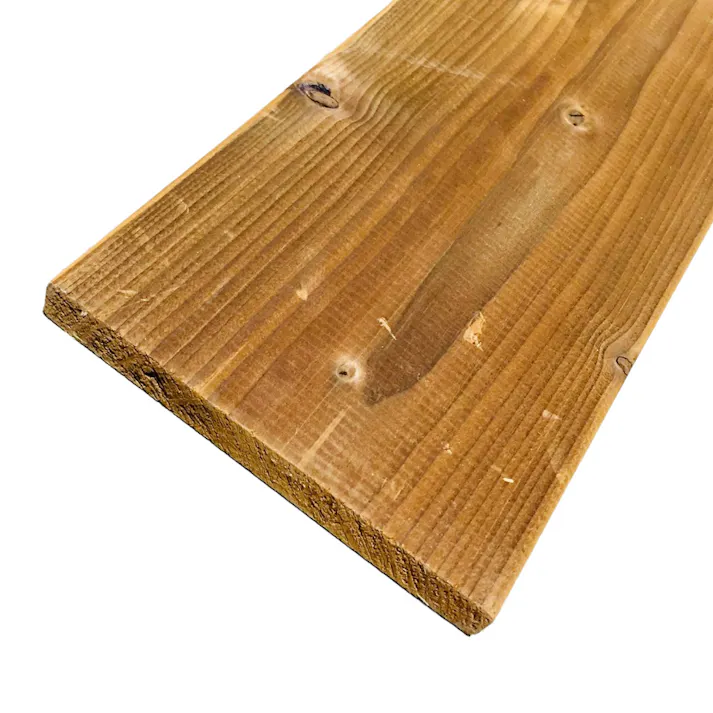 サーモウッド 幅132mm 長さ910mm 厚さ15mm (3フィート)