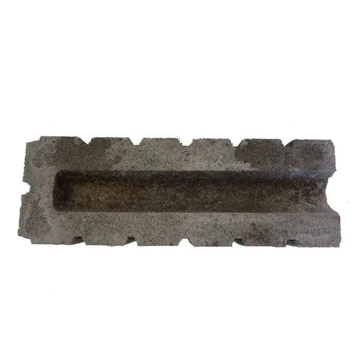 ラインブロック グレー 笠コーナー