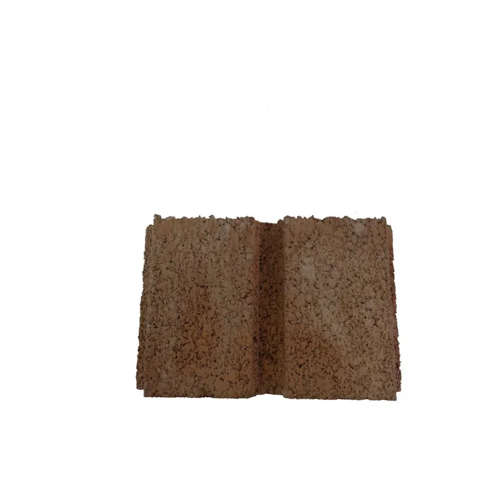 ラインブロック ブラウン 笠コーナー