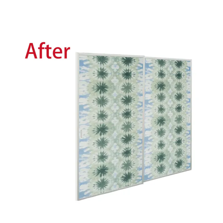 【谷元フスマ】クロスふすま両面 誰でもカンタン 古いふすまを洋風に変更 (ふすま1枚)【別送品】