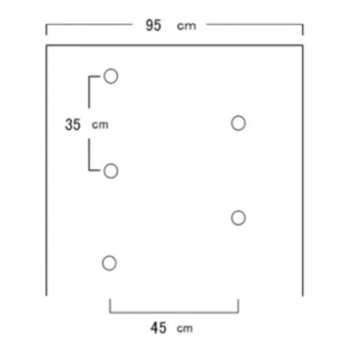 ホーリーシート B9235 60φ チドリ穴 200m 5本P