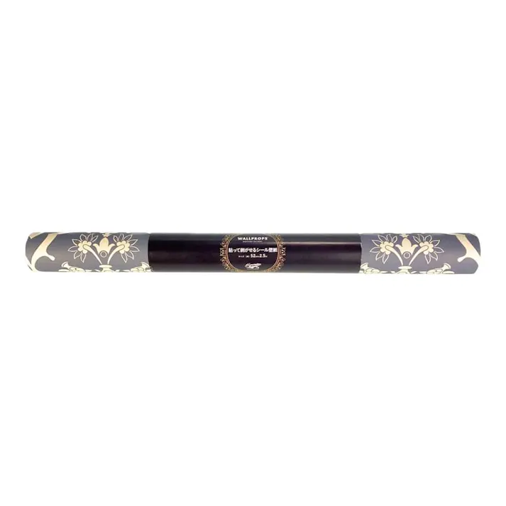 カインズ Kumimoku 貼って剥がせるシール壁紙2.5M NAVY&CR(販売終了)