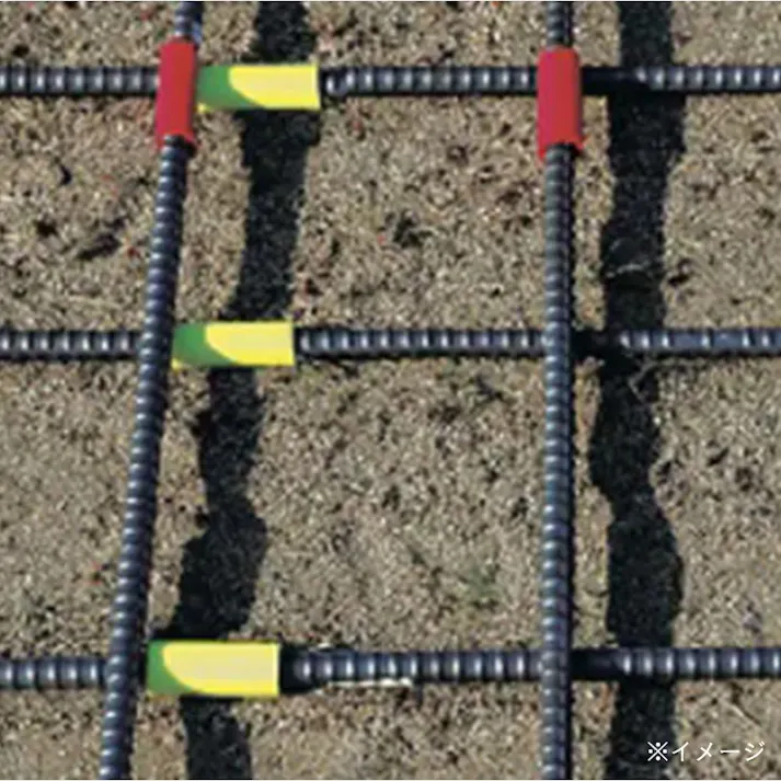 鉄筋マーカー グリーン 10本/袋 10袋【別送品】