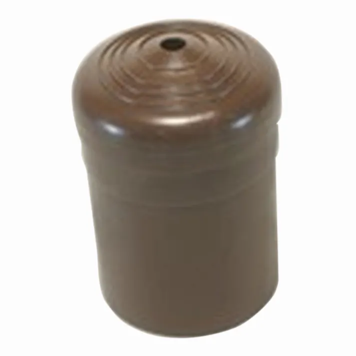 脚立用足ゴム 28.6パイ QC型 茶 500個入り【別送品】