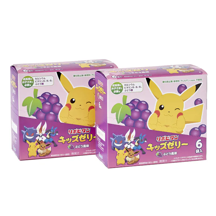 大正製薬 リポビタンキッズゼリー ぶどう風味 6袋×2個 保冷バッグ付(販売終了)