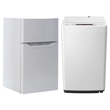 【設置なし】山善 86L冷蔵庫＋ハイセンス 5.5kg洗濯機【別送品】