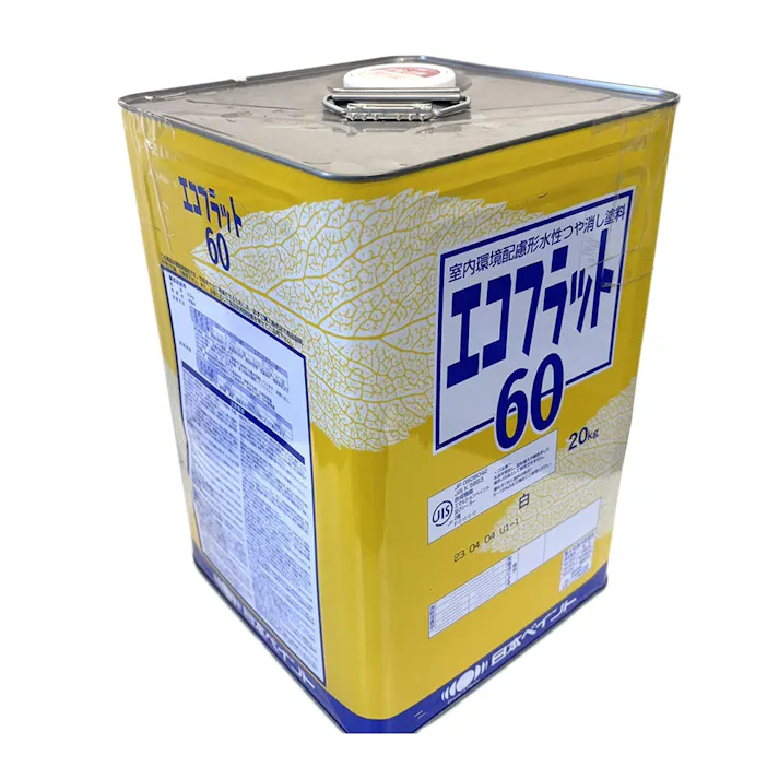 日本ペイント エコフラット60 白 20kg
