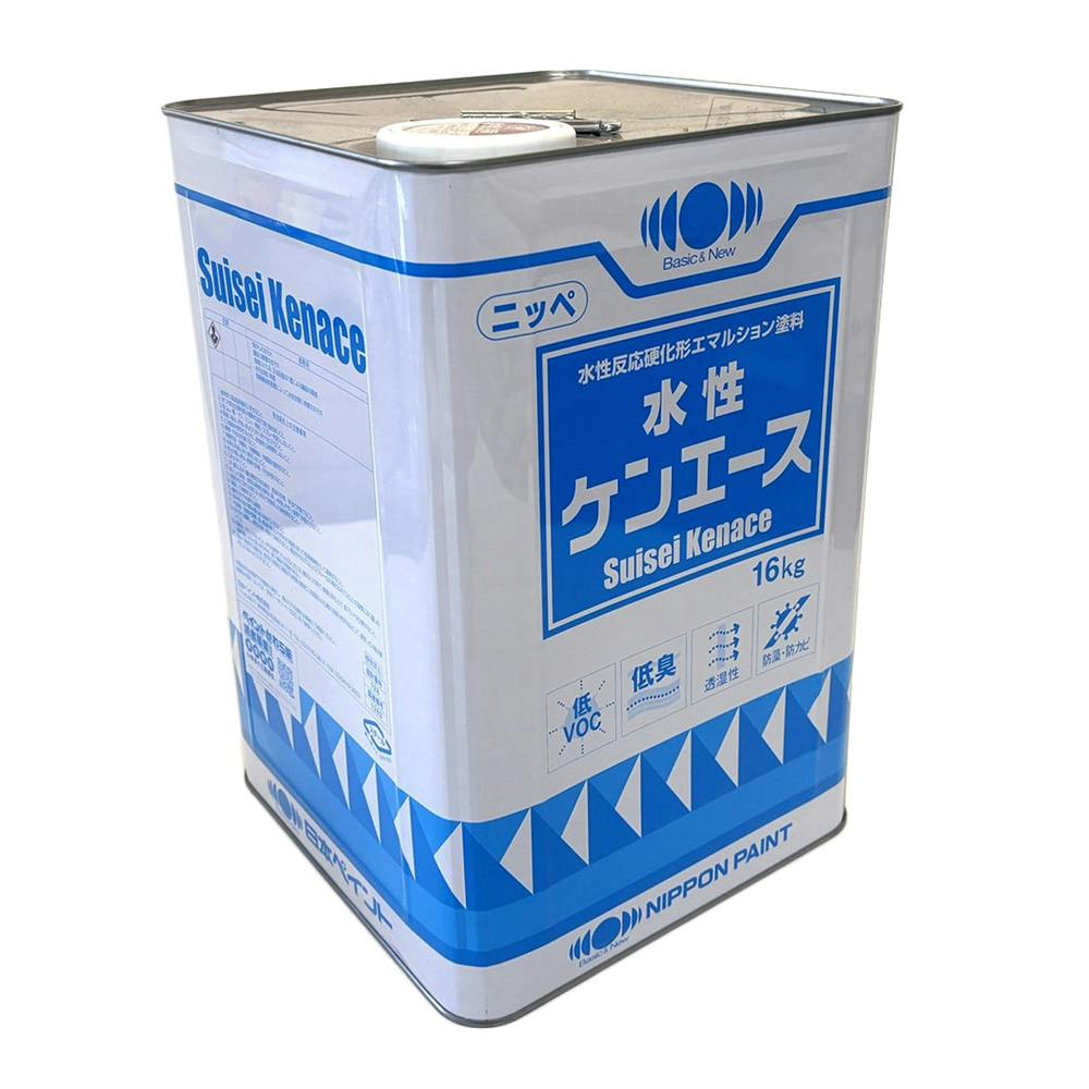 日本ペイント 水性ケンエース 白 16kg | 塗料（ペンキ）・塗装用品