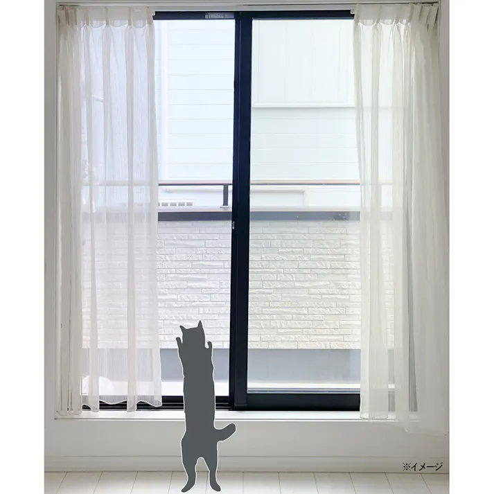 【送料無料】OKアミド 外付 ペット用防虫網 シルバー P-外58-12 受注生産品【別送品】