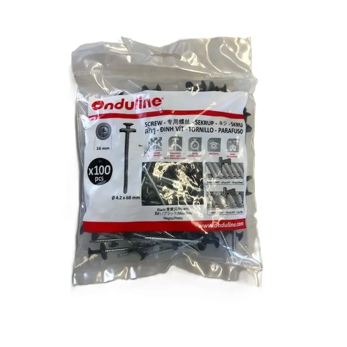 オンデュスクリュー木鉄用 100入 ブラック【別送品】