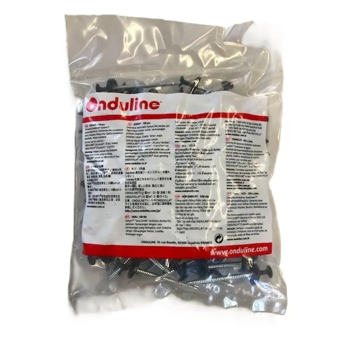 オンデュスクリュー木鉄用 100入 ブラック【別送品】