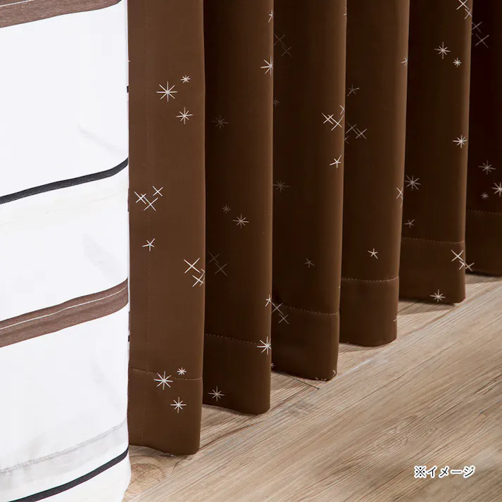 【通常5980円】遮光カーテン サーチ ブラウン 幅101~150×丈151~180cm【別送品】