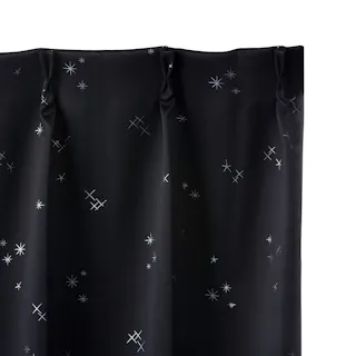 【通常16180円】遮光カーテン サーチ ブラック 幅201~300×丈211~270cm【別送品】