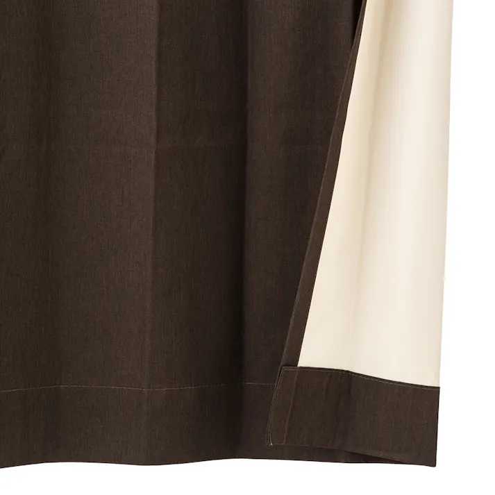 【通常6780円】遮音遮熱遮光ニューコスモ ブラウン 幅50~100×丈211~270cm【別送品】