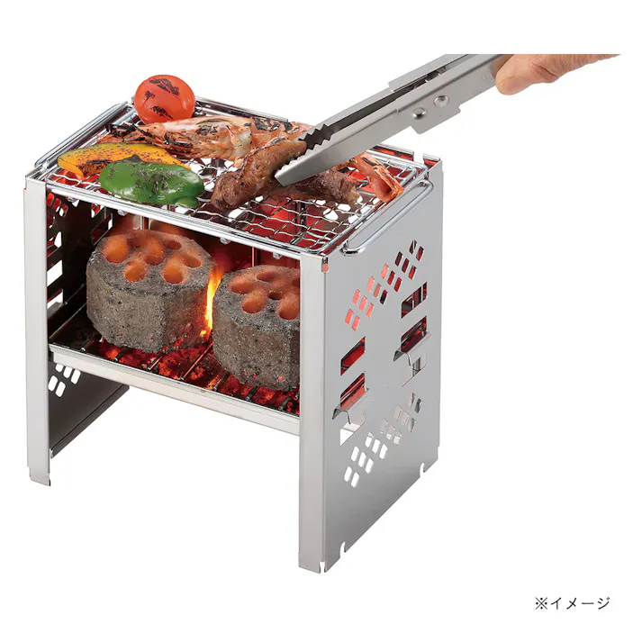 キャプテンスタッグ CAPTAIN STAG カマド スマートグリル B6型 5点セット