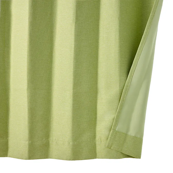 【通常3780円】防炎遮光メホラール ライトグリーン 幅50~100×丈121~150cm【別送品】